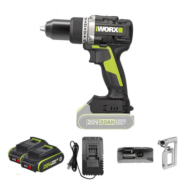 professiona electric drills worx we362 20v drill 60n.m brushless motor small and light impact with 2.0ah battery power tools
professiona electric drills worx we362 20v drill 60n.m brushless motor small and light impact with 2.0ah battery power tools