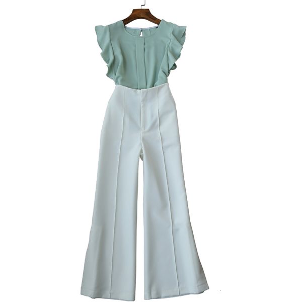 summer new chic fashion thin shirt waist wide leg burn suit nine women's tide 9dme, White
summer new chic fashion thin shirt waist wide leg burn suit nine women's tide 9dme, White