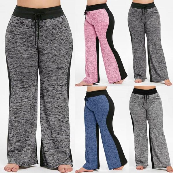 women's pants & capris female trousers fashion womens casual plus size splice elastic waist bandage loose flare winter women wide leg, Black;white
women's pants & capris female trousers fashion womens casual plus size splice elastic waist bandage loose flare winter women wide leg, Black;white