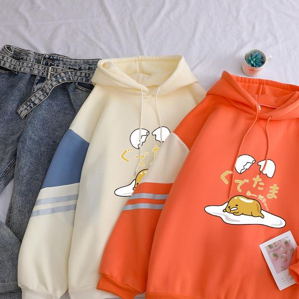 cute lovely lazy egg yolk printed gudetama sweatshirts women fashion streetwear contrast color hip hop hoodies female clothes, Black
cute lovely lazy egg yolk printed gudetama sweatshirts women fashion streetwear contrast color hip hop hoodies female clothes, Black