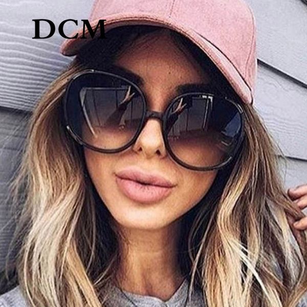lx brand dcm round sunglasses woman oversized female glasses gradient fashion brand women sun glasses ladies uv400, White;black
lx brand dcm round sunglasses woman oversized female glasses gradient fashion brand women sun glasses ladies uv400, White;black