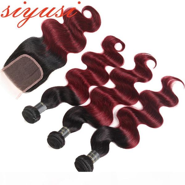 ombre brazilian virgin hair body wave 3 bundles with closure 100% unprocessed human hair 1b-30# 2 tone color ombre weave bundle with closure, Black;brown
ombre brazilian virgin hair body wave 3 bundles with closure 100% unprocessed human hair 1b-30# 2 tone color ombre weave bundle with closure, Black;brown