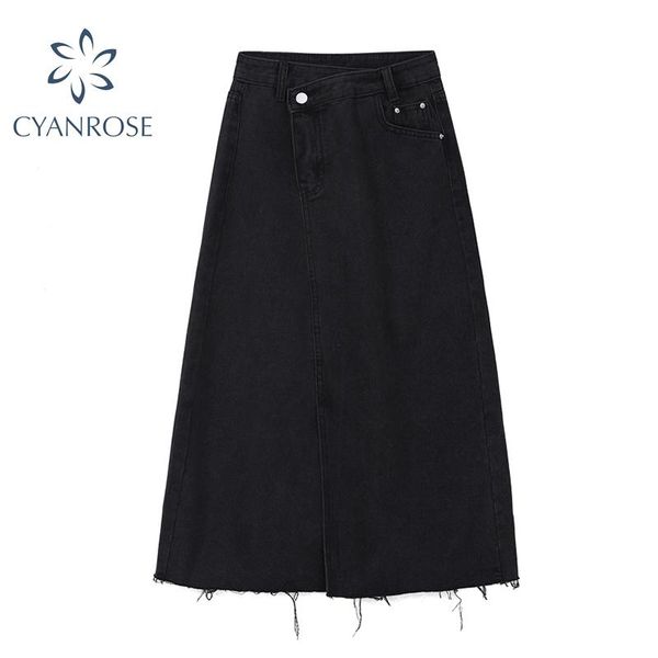 2021 new spring women vintage denim midi skirts korean style high waist button pockets split sheath black short jeans skirts
2021 new spring women vintage denim midi skirts korean style high waist button pockets split sheath black short jeans skirts
