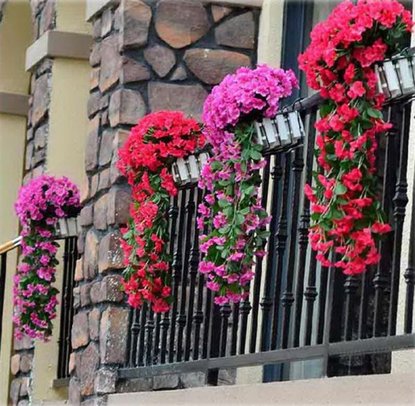 artificial hanging plants lifelike silk artificial flowers on the wall garlands of flowers for wedding home party decoration
artificial hanging plants lifelike silk artificial flowers on the wall garlands of flowers for wedding home party decoration