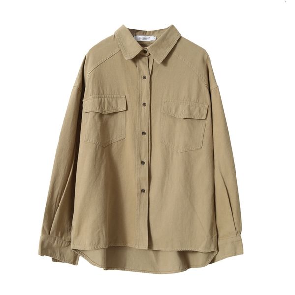 new 2021 women spring cotton turn-down collar shirts with pockets and white women's blouses 6s2t xngcbeautiful, Black
new 2021 women spring cotton turn-down collar shirts with pockets and white women's blouses 6s2t xngcbeautiful, Black