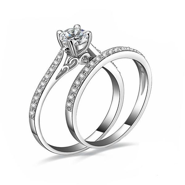 wedding rings simple white gold luxury 2 piece bijoux lovers set cubic zirconia jewelry for women party as gift, Slivery;golden
wedding rings simple white gold luxury 2 piece bijoux lovers set cubic zirconia jewelry for women party as gift, Slivery;golden