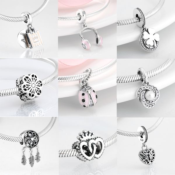 925 sterling silver bead openwork sweet hearts crown charms beads fit jiuhao bracelets bangles diy womens jewelry q0531, Black
925 sterling silver bead openwork sweet hearts crown charms beads fit jiuhao bracelets bangles diy womens jewelry q0531, Black