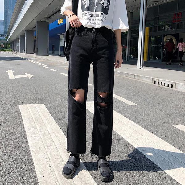 women's jeans womens denim trousers high street kpop ins harajuku fashion retro holes chic casual ripped vintage loose xxl hip-hop wome, Blue
women's jeans womens denim trousers high street kpop ins harajuku fashion retro holes chic casual ripped vintage loose xxl hip-hop wome, Blue