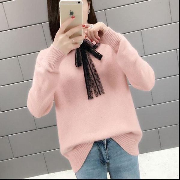 womens clothing knitted sweaters new loose oversized sweaters bow neck long sleeve pullover sweater 5 color women sweaters 76h, White;black
womens clothing knitted sweaters new loose oversized sweaters bow neck long sleeve pullover sweater 5 color women sweaters 76h, White;black