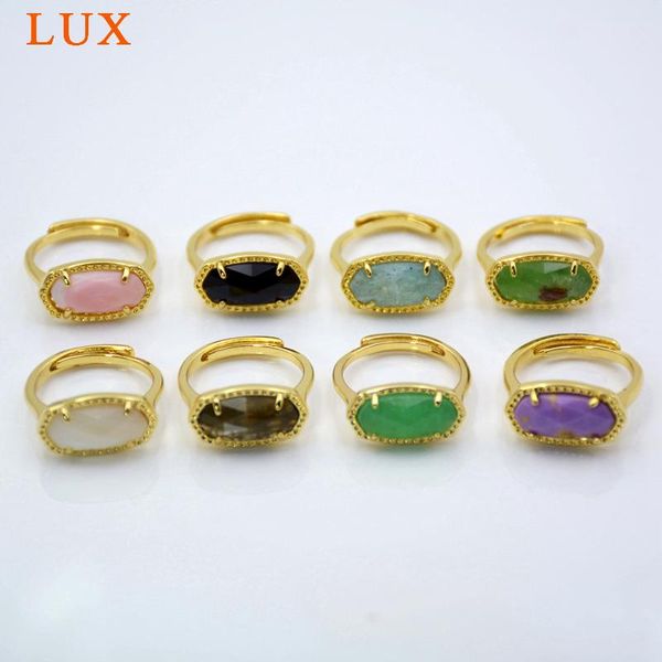 wedding rings gold plating bezel rainbow natural gem stone ring adjustable faceted polish hexagon sugilite moon boho making jewelry, Slivery;golden
wedding rings gold plating bezel rainbow natural gem stone ring adjustable faceted polish hexagon sugilite moon boho making jewelry, Slivery;golden