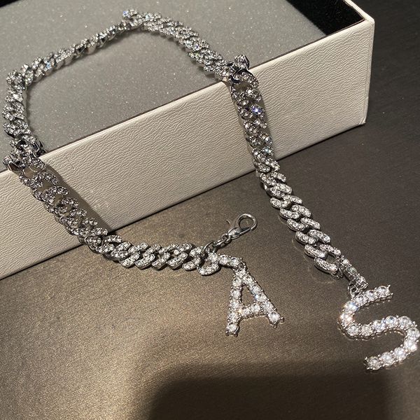 necklace rhinestone necklace zirconia girls statement women diamond sparkling fashion designer pendant for letters choker jewelry silve rwjc, Silver
necklace rhinestone necklace zirconia girls statement women diamond sparkling fashion designer pendant for letters choker jewelry silve rwjc, Silver