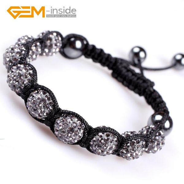 charm bracelets assorted colors 10mm rhinestone czech crystal ball hand-knotted bracelet for women adjustable size wholesale, Golden;silver
charm bracelets assorted colors 10mm rhinestone czech crystal ball hand-knotted bracelet for women adjustable size wholesale, Golden;silver