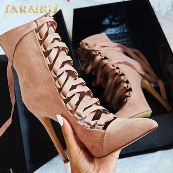 boots sarairis brand 2021 european american ankle female pointed toe cross strap ultra-high heel woman shoes, Black
boots sarairis brand 2021 european american ankle female pointed toe cross strap ultra-high heel woman shoes, Black