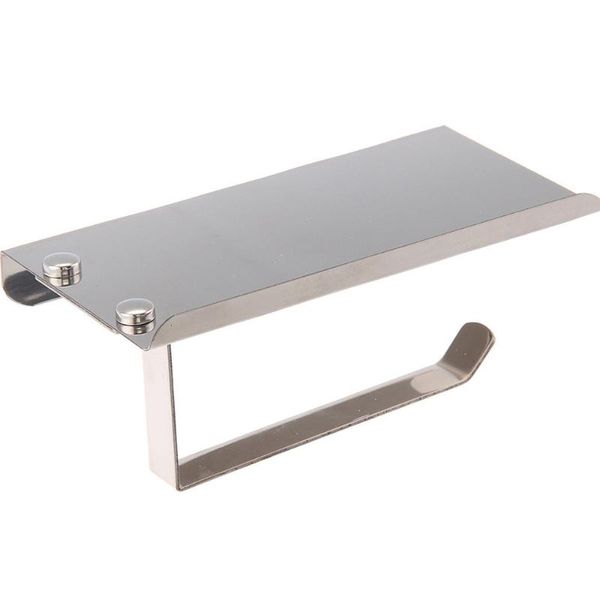 toilet paper holders household roll holder stainless steel wall mounted bathroom tissue storage with phone shelf safety stand 1pc
toilet paper holders household roll holder stainless steel wall mounted bathroom tissue storage with phone shelf safety stand 1pc