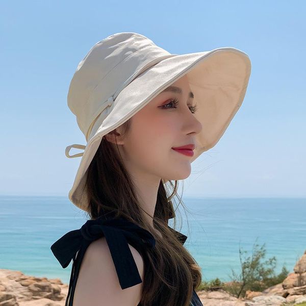 wide brim hats 7colors sun hat summer foldable bucket bow-knot for women outdoor sunscreen cotton fishing cap anti-uv, Blue;gray
wide brim hats 7colors sun hat summer foldable bucket bow-knot for women outdoor sunscreen cotton fishing cap anti-uv, Blue;gray