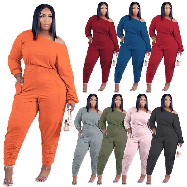 plus size women's suits pants fashion casual suit solid color cotton oblique shoulder autumn and winter new two-piece suit, Black
plus size women's suits pants fashion casual suit solid color cotton oblique shoulder autumn and winter new two-piece suit, Black