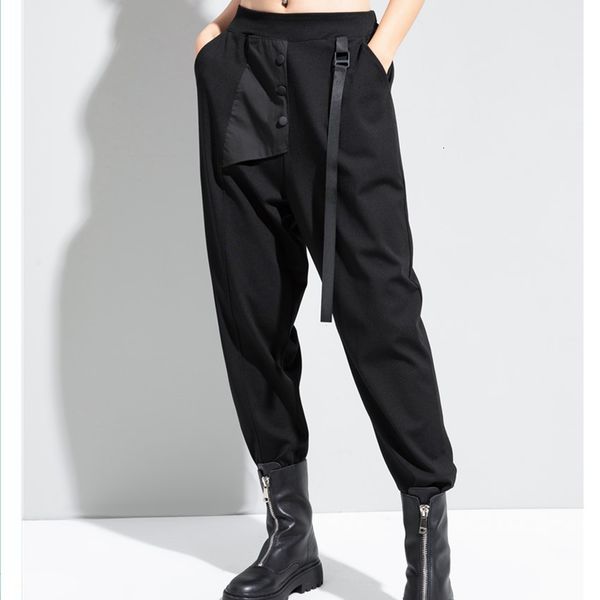 2021 new autumn and winter casual solid elastic waist full length harem pants women rsl1, Black;white
2021 new autumn and winter casual solid elastic waist full length harem pants women rsl1, Black;white