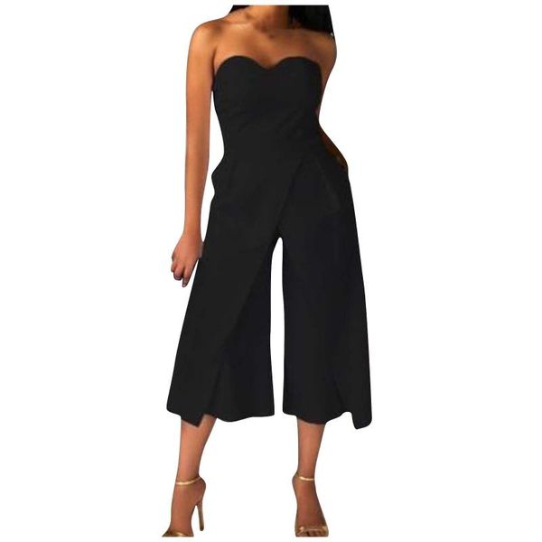 2021 women pants plain wide leg rag jumpsuit slim fit fashion sleeveless evening women's capris calça jeans feminina, Black;white
2021 women pants plain wide leg rag jumpsuit slim fit fashion sleeveless evening women's capris calça jeans feminina, Black;white