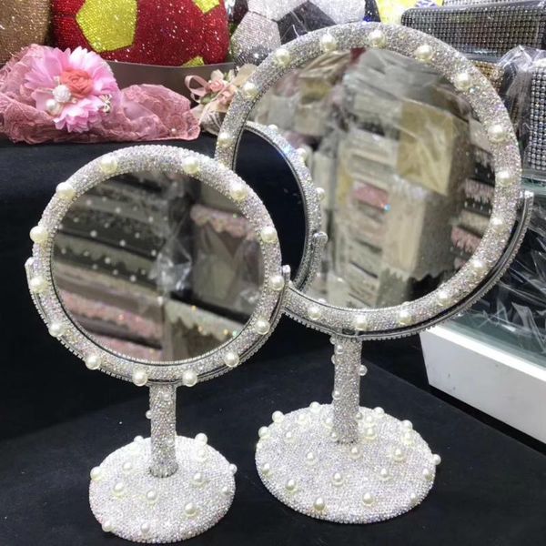 mirrors sparkling with crystal rhinestones desk round vanity mirror metal double sided hd for bedroom table decorative
mirrors sparkling with crystal rhinestones desk round vanity mirror metal double sided hd for bedroom table decorative