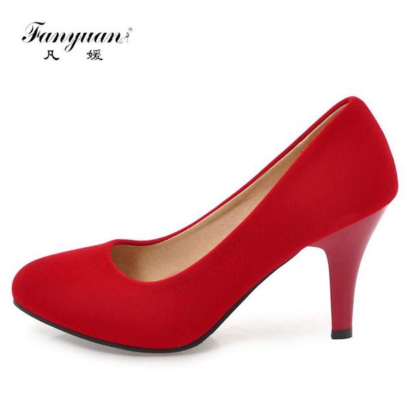 dress shoes fanyuan 2021 women's optional heel pointed toe slip-on mature women heels office ladies party solid soft pumps, Black
dress shoes fanyuan 2021 women's optional heel pointed toe slip-on mature women heels office ladies party solid soft pumps, Black