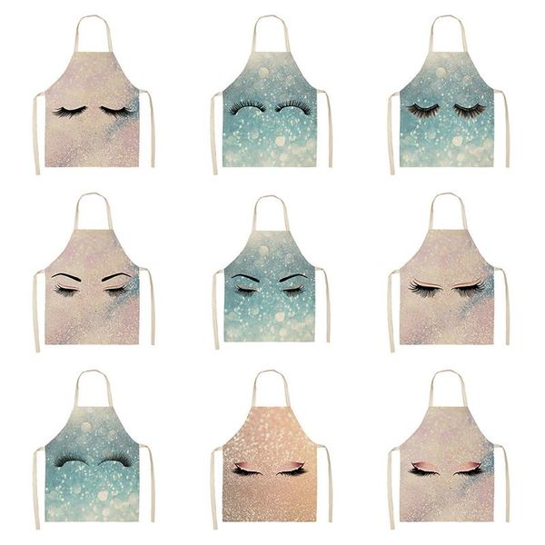 aprons bronzing eyelash pattern kitchen apron women home cooking baking cleaning bibs
aprons bronzing eyelash pattern kitchen apron women home cooking baking cleaning bibs