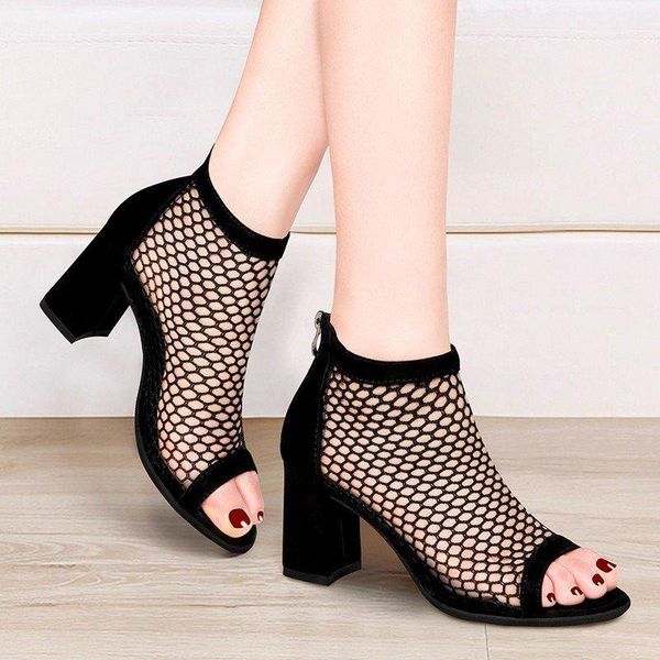 sandals 2021 summer women lace ankle-wrap casual zip open ladys chunky heels plataformas mujer sandalias, Black
sandals 2021 summer women lace ankle-wrap casual zip open ladys chunky heels plataformas mujer sandalias, Black
