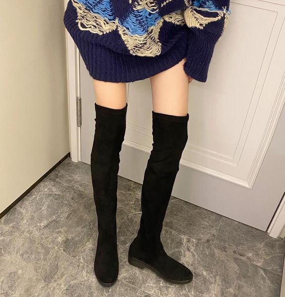 boots black female women shoes comfortable low heel over the knee autumn suede ladies botas mujer vestir
boots black female women shoes comfortable low heel over the knee autumn suede ladies botas mujer vestir