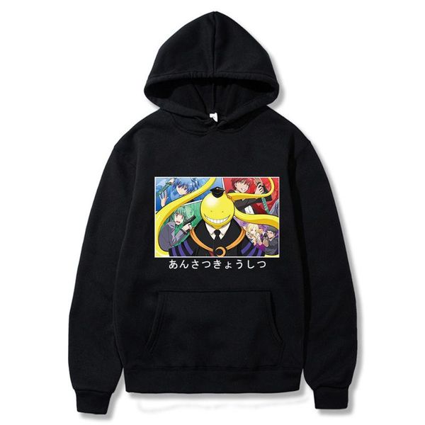 men's hoodies & sweatshirts assassination classroom korosensei anime men/women long sleeve autumn pullover funny cartoon graphic sweats, Black
men's hoodies & sweatshirts assassination classroom korosensei anime men/women long sleeve autumn pullover funny cartoon graphic sweats, Black