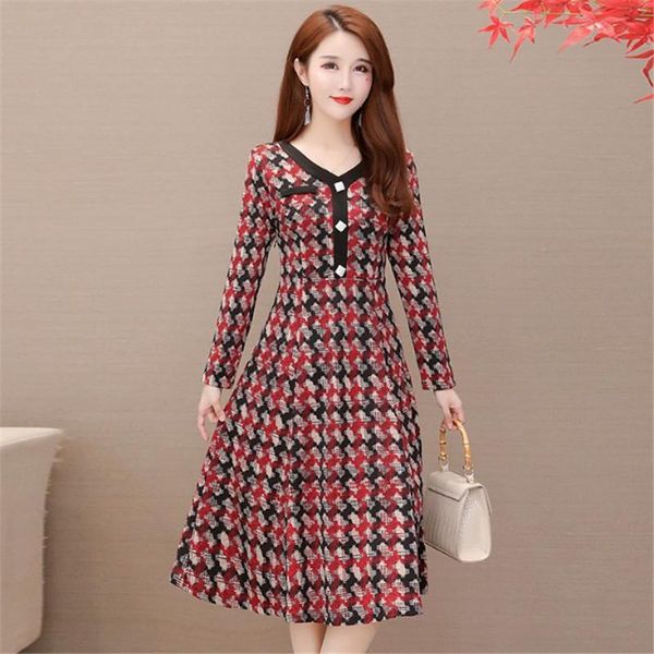 casual dresses listing print dress fashion women's clothing 2021 autumn large size women slim long sleeve temperament 4xl, Black;gray
casual dresses listing print dress fashion women's clothing 2021 autumn large size women slim long sleeve temperament 4xl, Black;gray