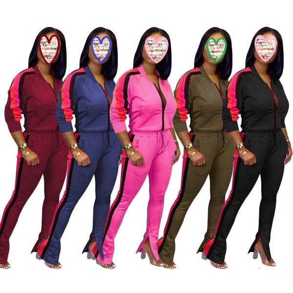 women rits jackets with trousers sling double sets training suit sports clothes, Gray
women rits jackets with trousers sling double sets training suit sports clothes, Gray