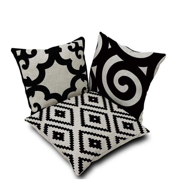 cushion/decorative pillow modern home decorative throw case simple and elegant black white polyester cushion cover capa de almofadas for sof
cushion/decorative pillow modern home decorative throw case simple and elegant black white polyester cushion cover capa de almofadas for sof