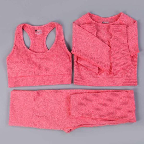 2/3 piece workout set for fitness seamless yoga set women gym clothes long sleeve training suit sport outfit woman active wear, White;red
2/3 piece workout set for fitness seamless yoga set women gym clothes long sleeve training suit sport outfit woman active wear, White;red