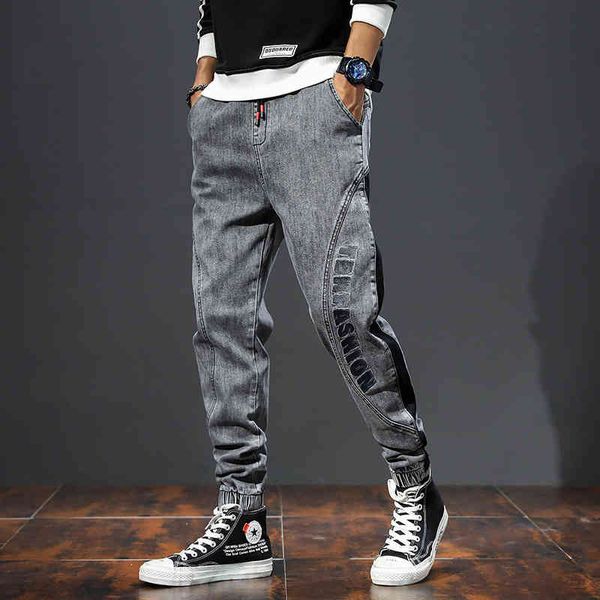 mens jeans 2021 spring grey denim pants joggers stretch baggy washed side patchwork elastic wiast men homme, Blue
mens jeans 2021 spring grey denim pants joggers stretch baggy washed side patchwork elastic wiast men homme, Blue