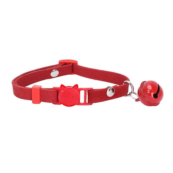 dog collars & leashes microfiber cat head pet adjustable collar puppy necklace with bell durable belt solid color 5 colors #r5
dog collars & leashes microfiber cat head pet adjustable collar puppy necklace with bell durable belt solid color 5 colors #r5