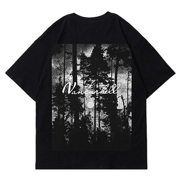 men's t-shirts mens forest couple t shirt hiphop short sleeve 2021 summer o-neck oversize 100%cotton tees, White;black
men's t-shirts mens forest couple t shirt hiphop short sleeve 2021 summer o-neck oversize 100%cotton tees, White;black