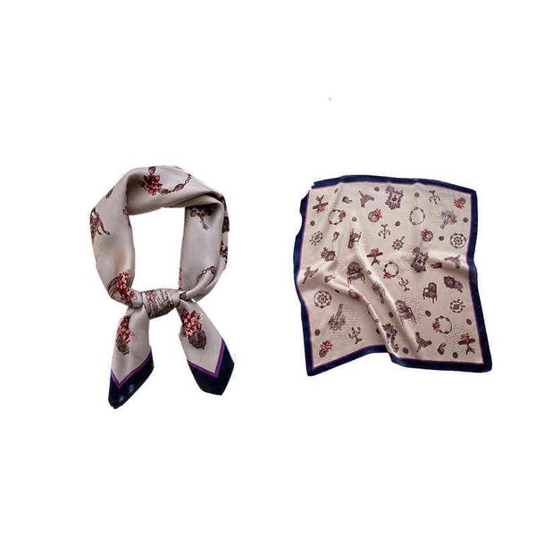 scarves temperament small korean version 70 square decorative women's thin silk scarf, Blue;gray
scarves temperament small korean version 70 square decorative women's thin silk scarf, Blue;gray