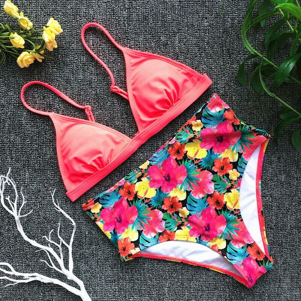 new fashion women floral bikini sets push up padded swimsuit high waist swimwear beach bathing suit summer hot, White;black
new fashion women floral bikini sets push up padded swimsuit high waist swimwear beach bathing suit summer hot, White;black