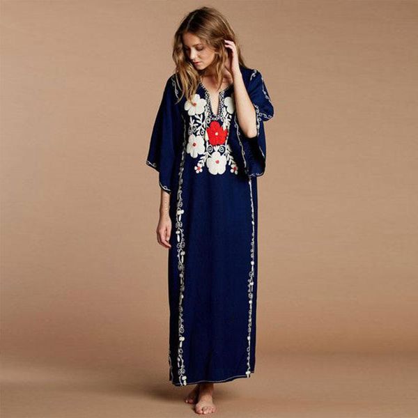 women's swimwear embroidery cotton beach cover up saida de praia swimsuit women bikini tunics for pareo sarong beachwear #q603, White;black
women's swimwear embroidery cotton beach cover up saida de praia swimsuit women bikini tunics for pareo sarong beachwear #q603, White;black