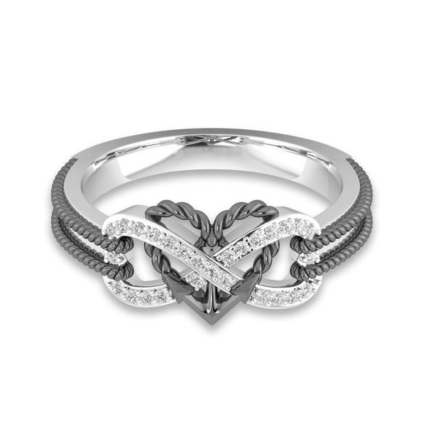 wedding rings fashion anchor rope letter 8 engagement ring double color heart-shaped infinity zircon for women boho jewelry gift, Slivery;golden
wedding rings fashion anchor rope letter 8 engagement ring double color heart-shaped infinity zircon for women boho jewelry gift, Slivery;golden