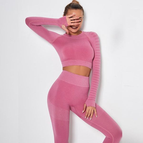 yoga outfit women's seamless suit sports set gym clothes fitness women long sleeve crop high waist leggings workout tracksuits
yoga outfit women's seamless suit sports set gym clothes fitness women long sleeve crop high waist leggings workout tracksuits