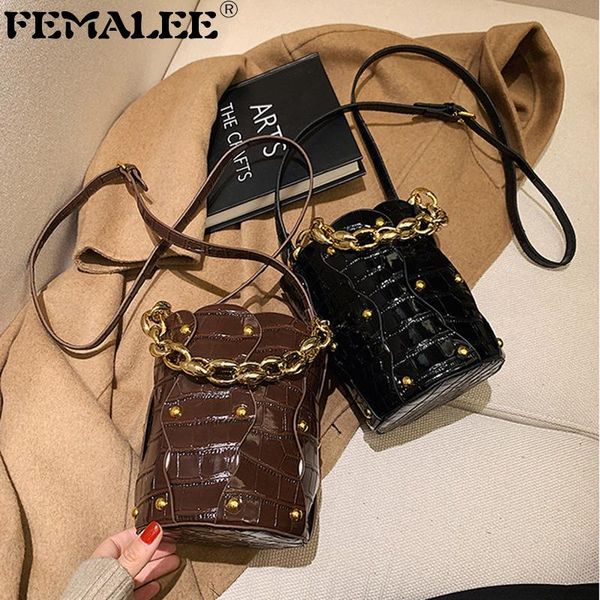 shoulder bags 2021 fashion women alligator handbags chains rivet bucket sac trendy female leisure crocodile pattern crossbody purses
shoulder bags 2021 fashion women alligator handbags chains rivet bucket sac trendy female leisure crocodile pattern crossbody purses