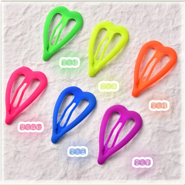 hair accessories 10pcs fluorescent rubber paint hearts bb girl clip hairpin drop lovely ornaments, Slivery;white
hair accessories 10pcs fluorescent rubber paint hearts bb girl clip hairpin drop lovely ornaments, Slivery;white