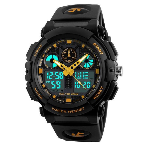 wristwatches digital sport watch kid/mens date alarm led analog quartz water resistant, Slivery;brown
wristwatches digital sport watch kid/mens date alarm led analog quartz water resistant, Slivery;brown