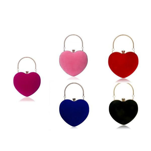evening bags k5da women's clutch bag shoulder flocking heart rhinestone handbag
evening bags k5da women's clutch bag shoulder flocking heart rhinestone handbag