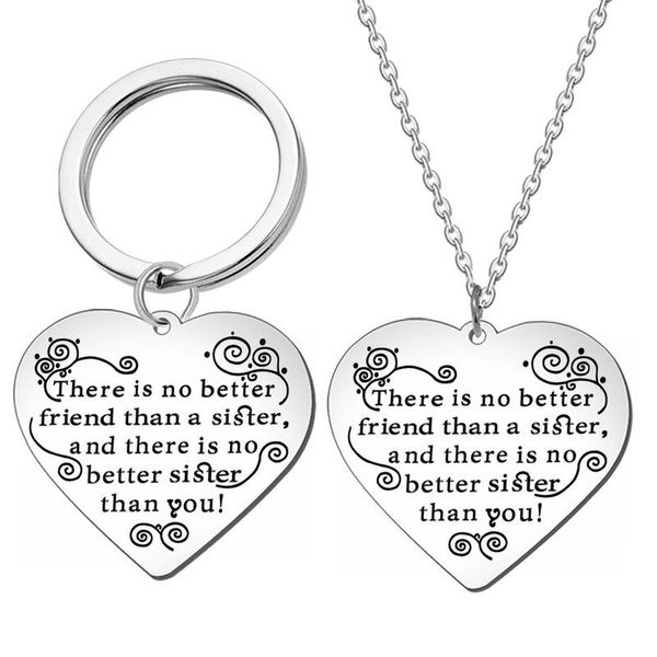 chains 2021 stainless steel sisters heart-shaped necklace peach heart keychain pendant lettering accessories fashion jewelry, Silver
chains 2021 stainless steel sisters heart-shaped necklace peach heart keychain pendant lettering accessories fashion jewelry, Silver