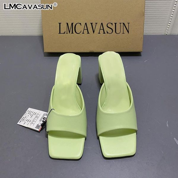 sandals lmcavasun brand summer green thick heel one word with square head high heels, Black
sandals lmcavasun brand summer green thick heel one word with square head high heels, Black