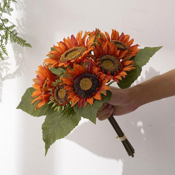 decorative flowers & wreaths 1 beautiful pink sunflower bouquet silk flower artificial home garden party wedding decoration fak
decorative flowers & wreaths 1 beautiful pink sunflower bouquet silk flower artificial home garden party wedding decoration fak
