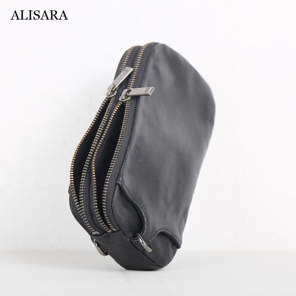 wallets alisara double zipper long wallet first layer cow leather end men casual cell phone clutch bag youth simple storage purses, Red;black
wallets alisara double zipper long wallet first layer cow leather end men casual cell phone clutch bag youth simple storage purses, Red;black