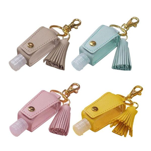 storage bottles & jars 30ml portable empty leakproof plastic travel bottle for hand sanitizer with tassels leather keychain holder carriers
storage bottles & jars 30ml portable empty leakproof plastic travel bottle for hand sanitizer with tassels leather keychain holder carriers