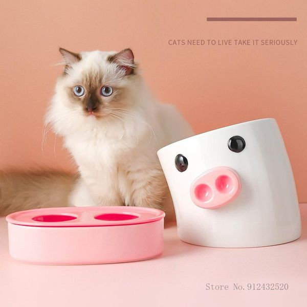 cat bowls & feeders pet bowl ceramic dog oblique mouth high food protection spine flat face double supplies
cat bowls & feeders pet bowl ceramic dog oblique mouth high food protection spine flat face double supplies